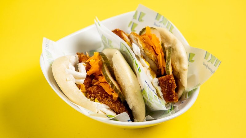 Bao Buns Κοτόπουλο